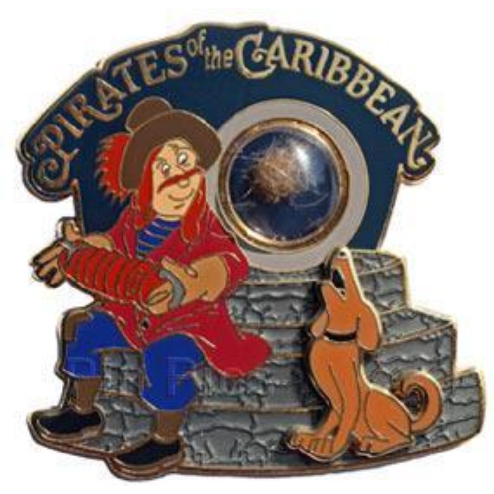 Disney Pin Pirates of the Caribbean on Card LE 46437 WDW Piece of History 2006